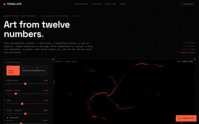 Tessellate — Generative Playground — live preview